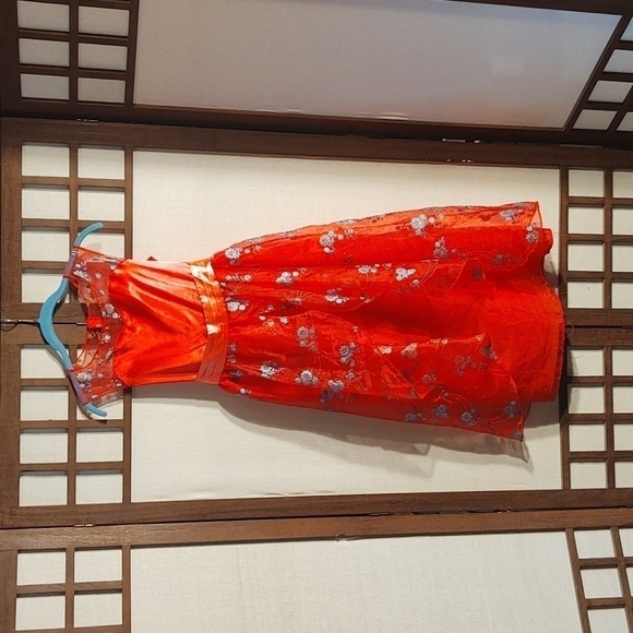 Disney Elena of Avalor Princess Costume Red Dress Sz (7-8) - Picture 1 of 10